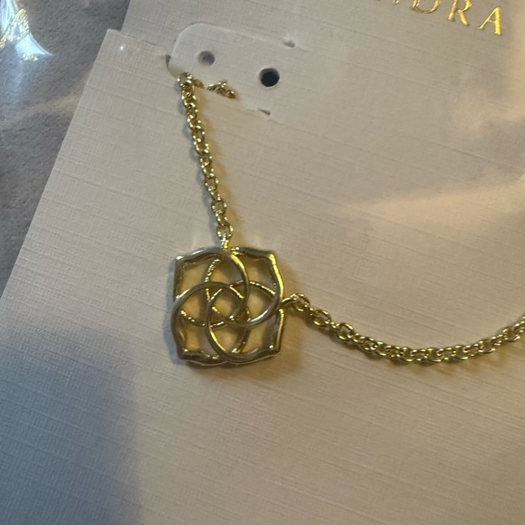 Kendra Scott Gold Earrings and Necklace Set - Picture 2 of 4